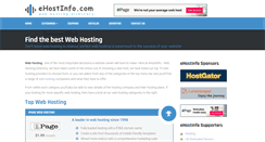 Desktop Screenshot of ehostinfo.com