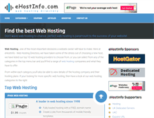 Tablet Screenshot of ehostinfo.com